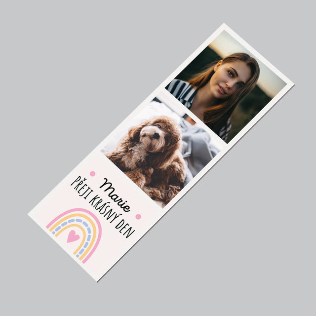 Fotokoláž: Přeji Krásný Den - Magnet - Obdelník