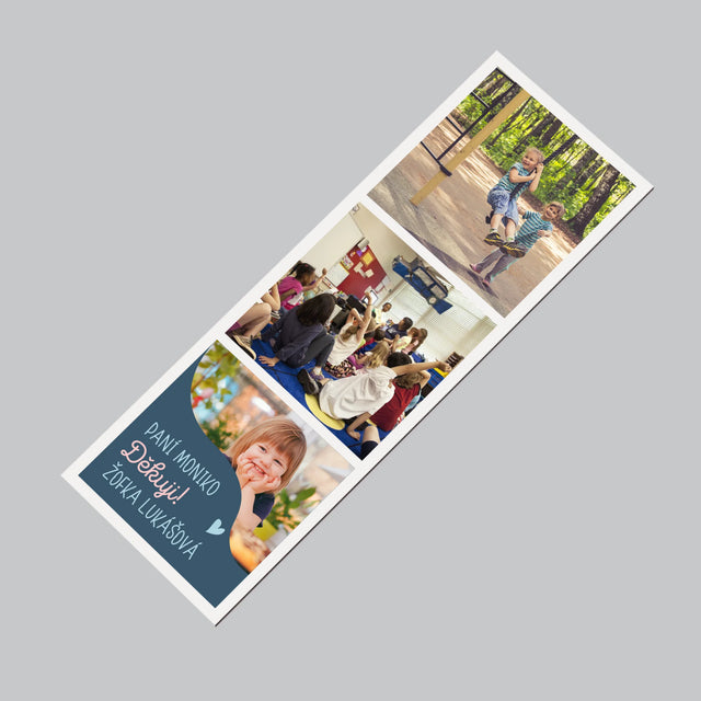 Fotka S Textem: Suvenýr Pro Učitelku Ve Školce - Magnet - Obdelník