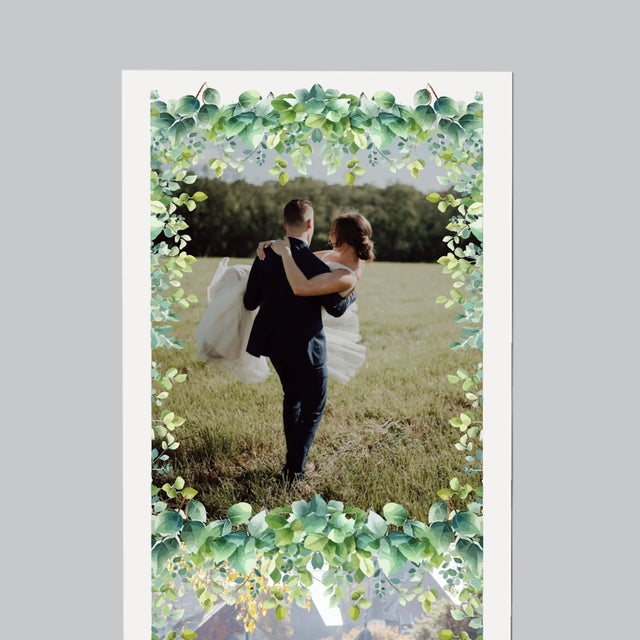 Fotka S Textem: Poděkování Svatební Lístky - Magnet - Obdelník