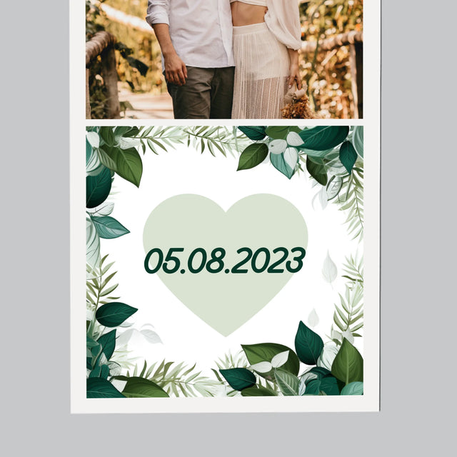 Fotokoláž: Vaše Datum - Magnet - Obdelník