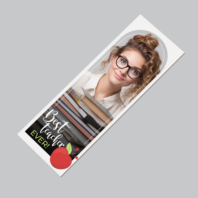 Fotka S Textem: Best Teacher Ever - Magnet - Obdelník