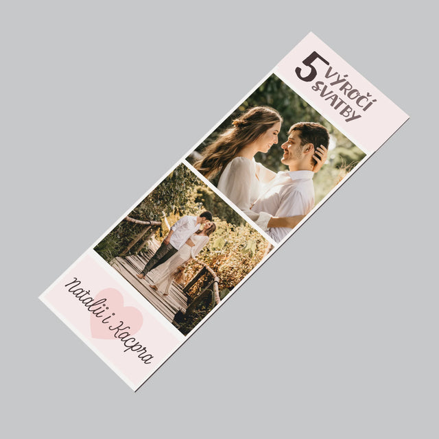 Fotokoláž: 5. Výročí - Magnet - Obdelník