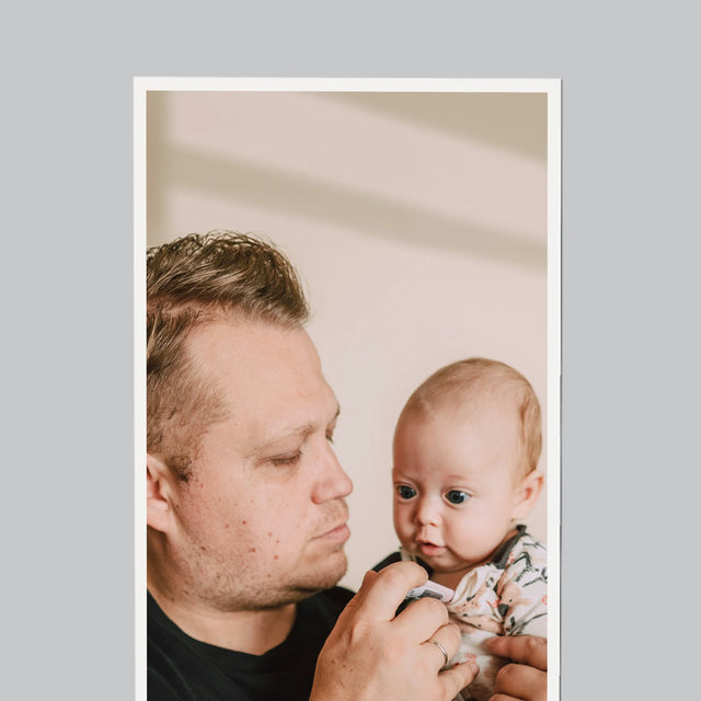 Fotka S Textem: První Den Otce - Magnet - Obdelník