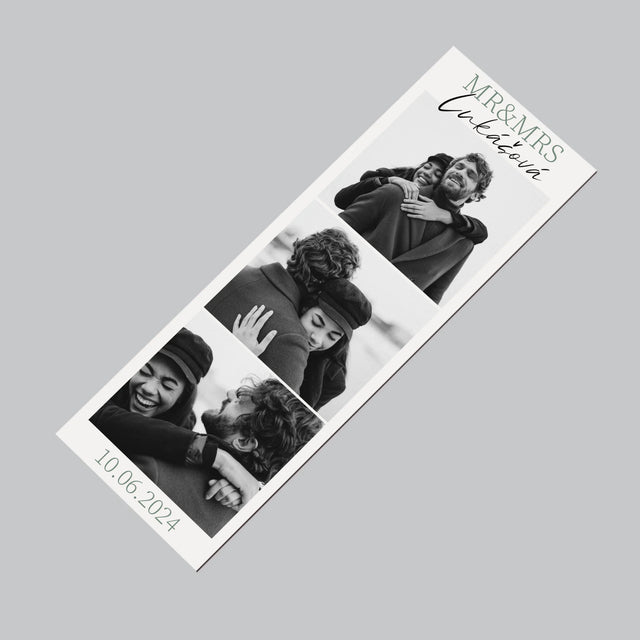 Fotokoláž: Mr&Mrs Svatební - Magnet - Obdelník