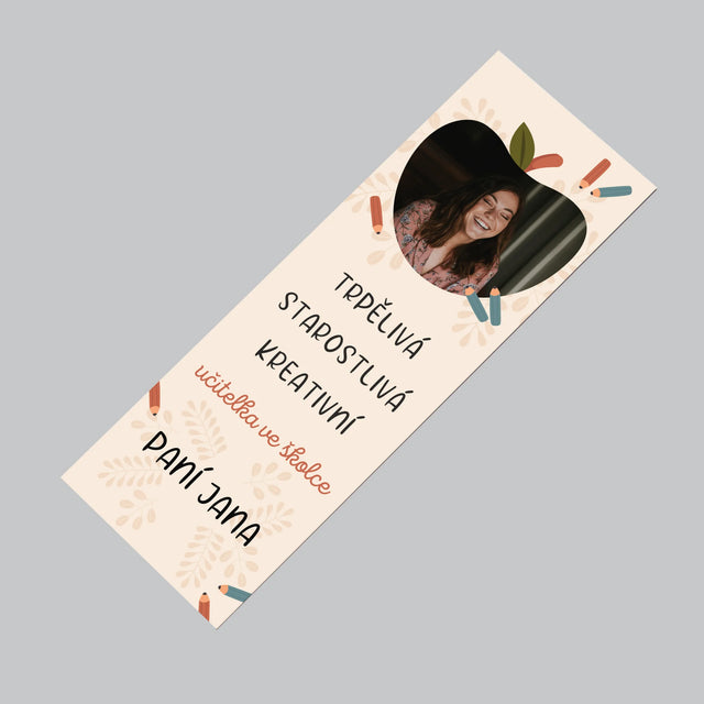 Fotka S Textem: Učitelka Ve Školce - Magnet - Obdelník