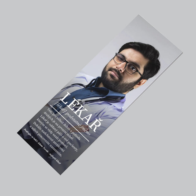 Fotka S Textem: Lékař Definice - Magnet - Obdelník