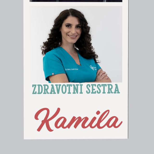 Fotokoláž: Nejúžasnější Zdravotní Sestra - Magnet - Obdelník