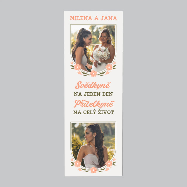 Fotka S Textem: Svědkyně Na Jeden Den - Magnet - Obdelník