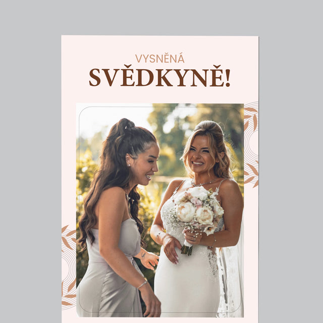 Fotka S Textem: Vysněná Svědkyně - Magnet - Obdelník