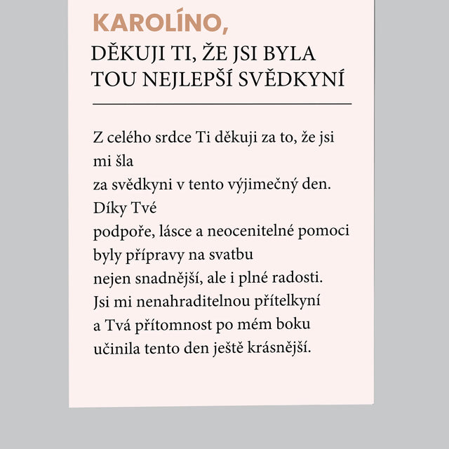 Fotka S Textem: Vysněná Svědkyně - Magnet - Obdelník