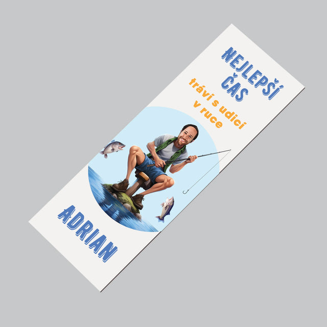 Fotka S Textem: Nejlepší Čas - Magnet - Obdelník