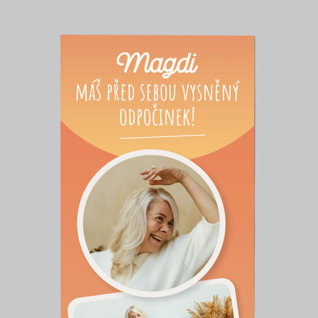 Fotokoláž: Vysněný Odpočinek - Magnet - Obdelník