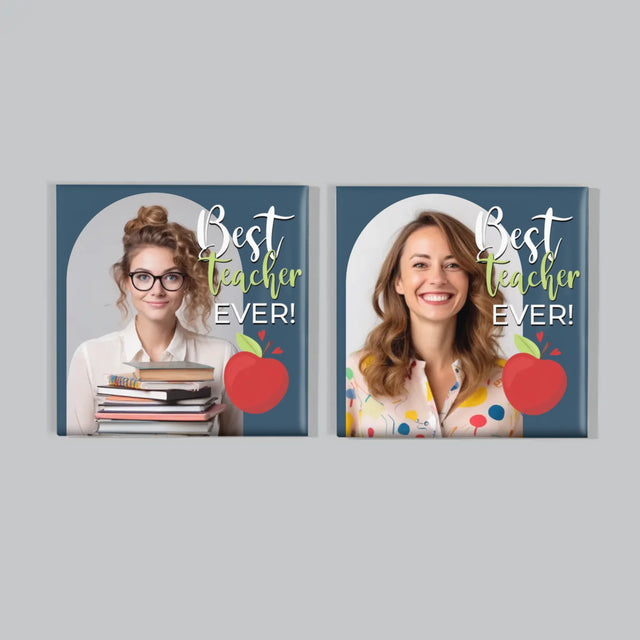 Fotka S Textem: Best Teacher Ever - Sada Magnetů