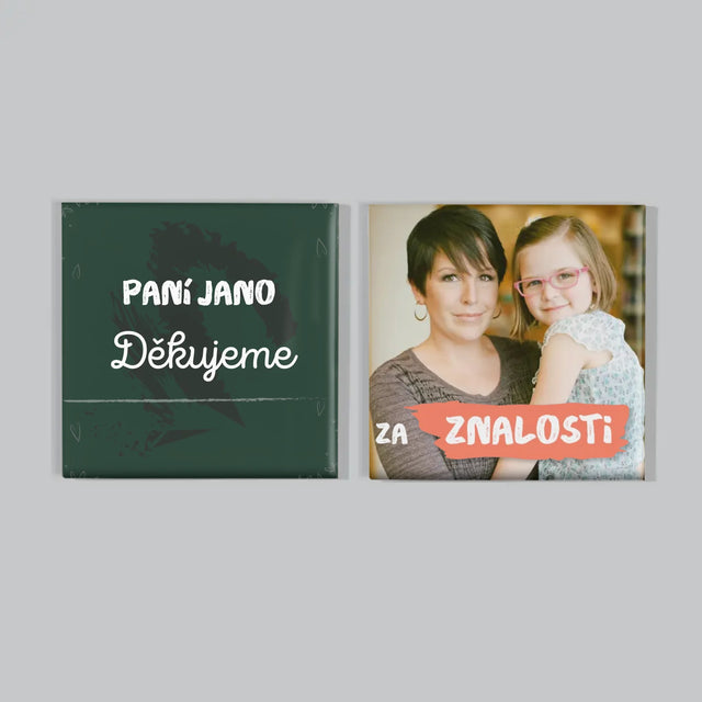 Fotokoláž: Děkujeme Za Znalosti - Sada Magnetů