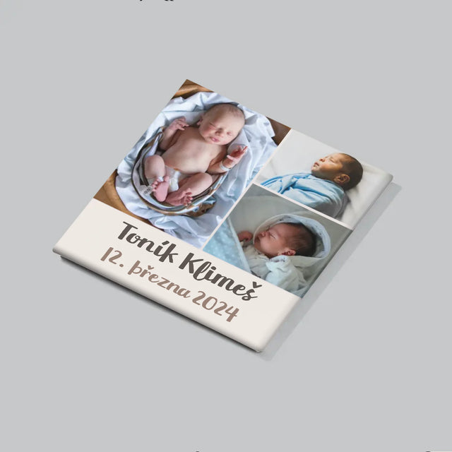 Fotokoláž: Narozeniny Dítěte - Sada Magnetů
