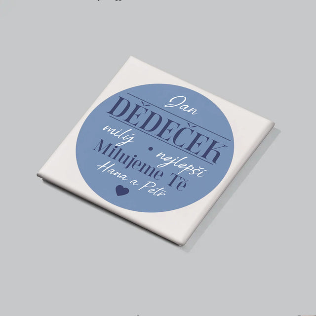 Fotokoláž: Milý Dědečku - Sada Magnetů