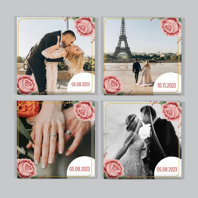 Fotokoláž: Vaše Datum - Sada Magnetů