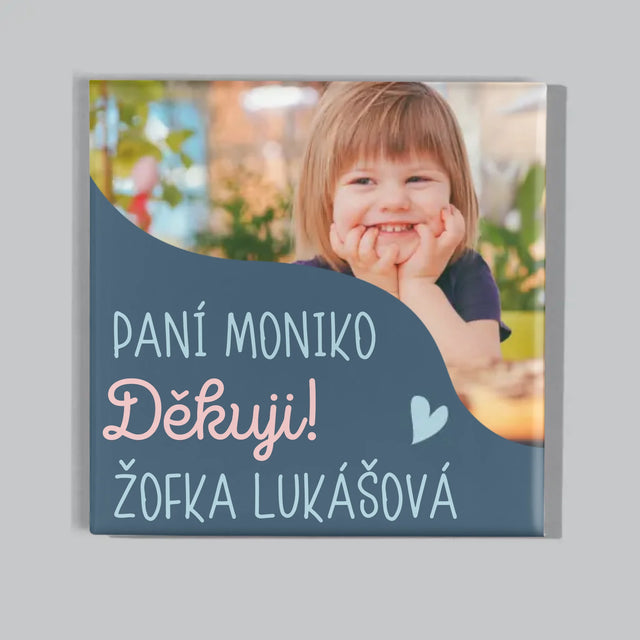 Fotka S Textem: Suvenýr Pro Učitelku Ve Školce - Sada Magnetů