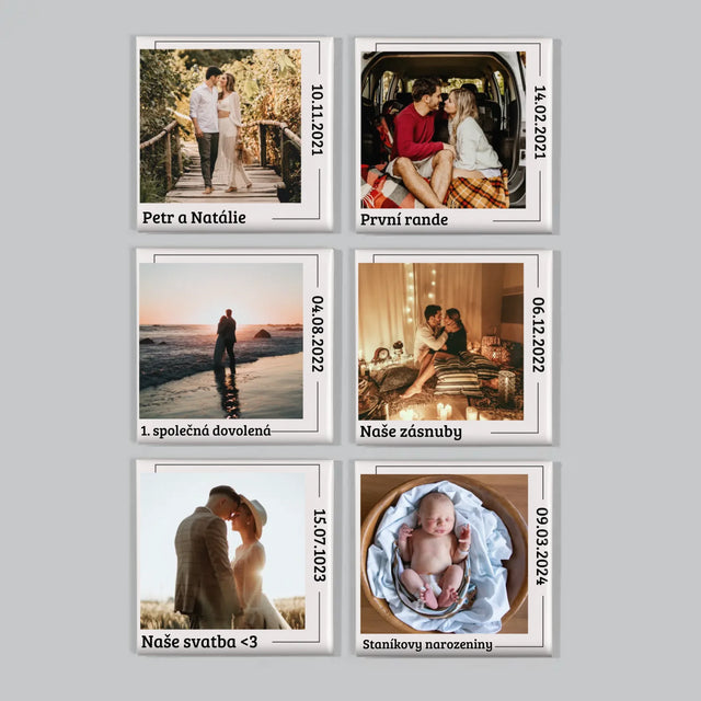 Náš Příběh: Naše Chvíle - Sada Magnetů