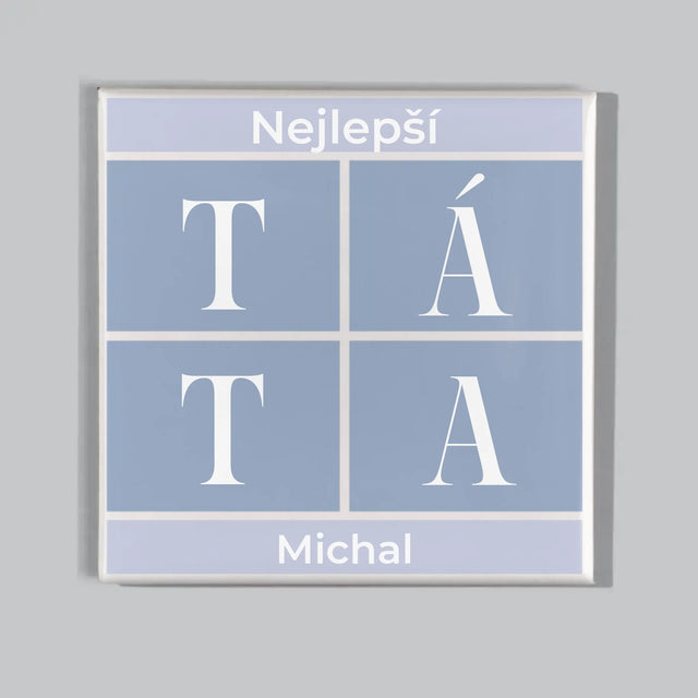 Fotokoláž: Nejlepší Táta Koláž - Sada Magnetů