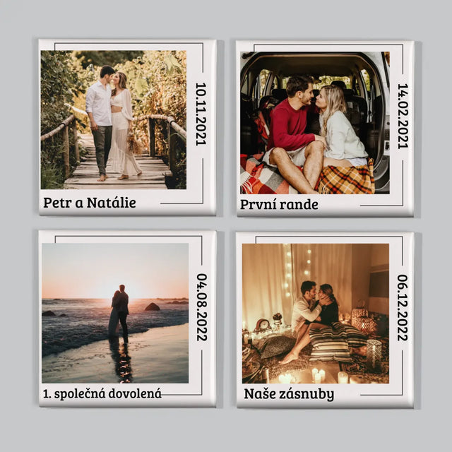 Náš Příběh: Naše Chvíle - Sada Magnetů