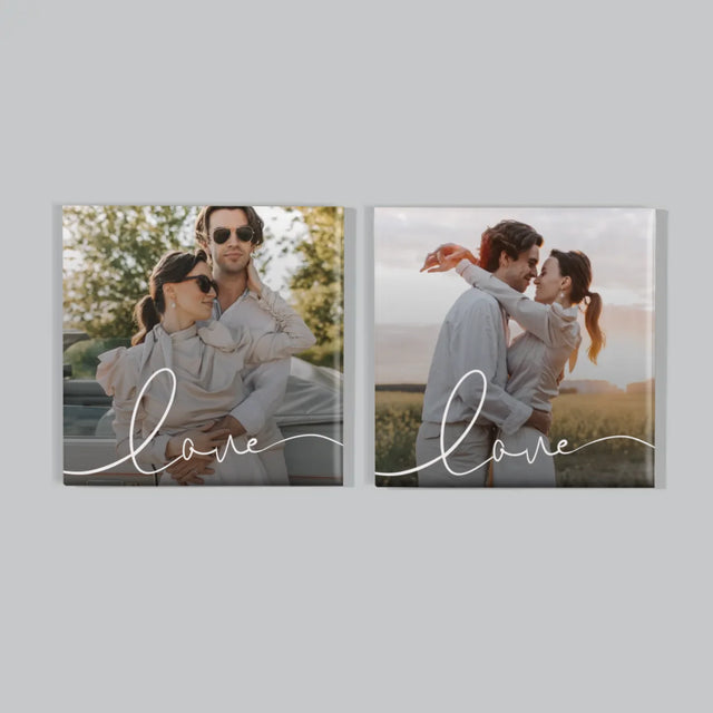 Fotka: Love Nápis - Sada Magnetů