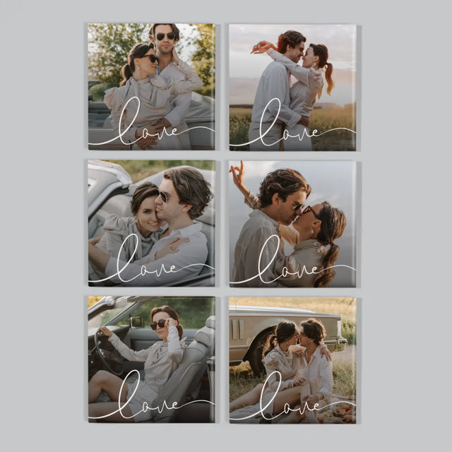 Fotka: Love Nápis - Sada Magnetů