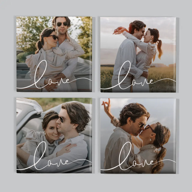 Fotka: Love Nápis - Sada Magnetů