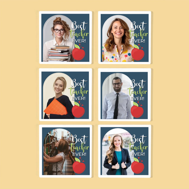 Fotka S Textem: Best Teacher Ever - Podtácky Pod Hrnky