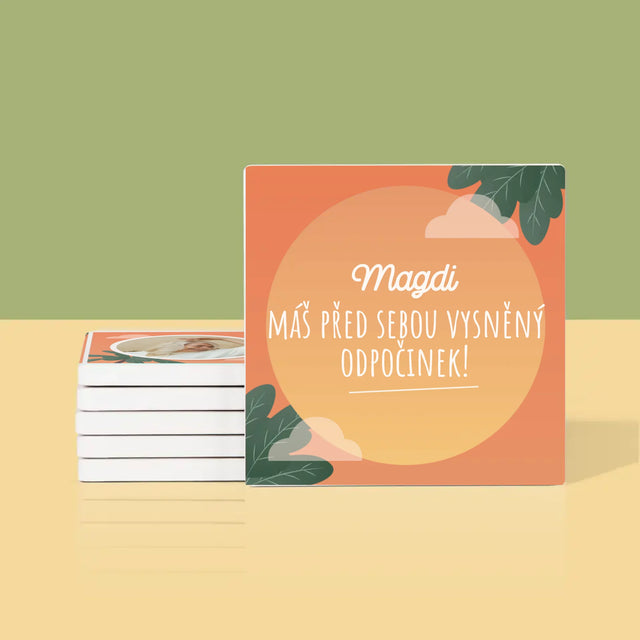 Fotokoláž: Vysněný Odpočinek - Podtácky Pod Hrnky