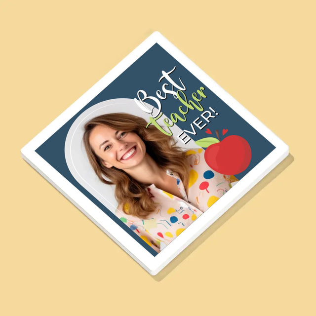 Fotka S Textem: Best Teacher Ever - Podtácky Pod Hrnky