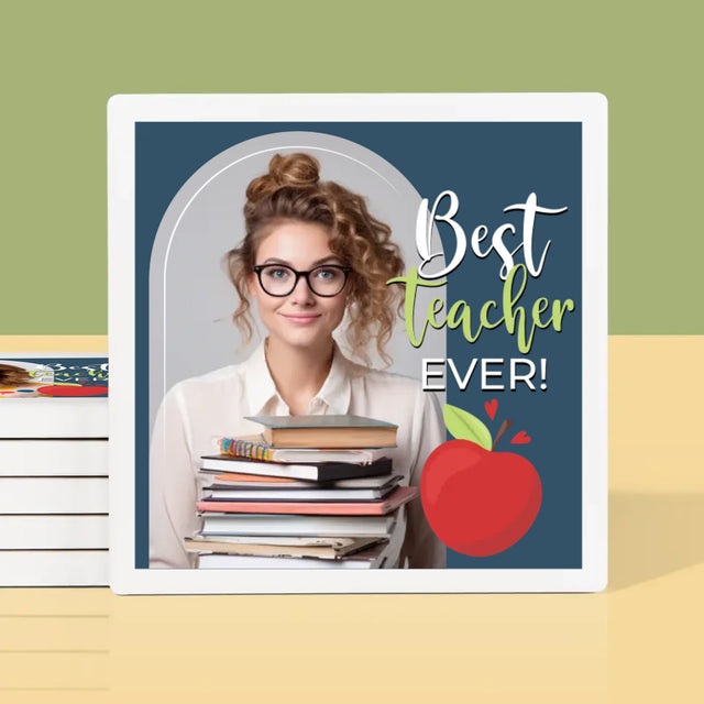Fotka S Textem: Best Teacher Ever - Podtácky Pod Hrnky