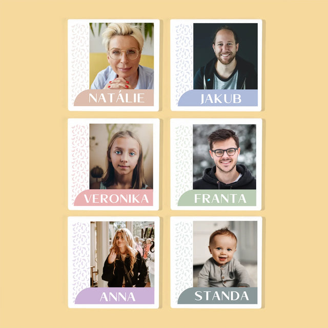 Fotka S Textem: Vaše Jména - Podtácky Pod Hrnky