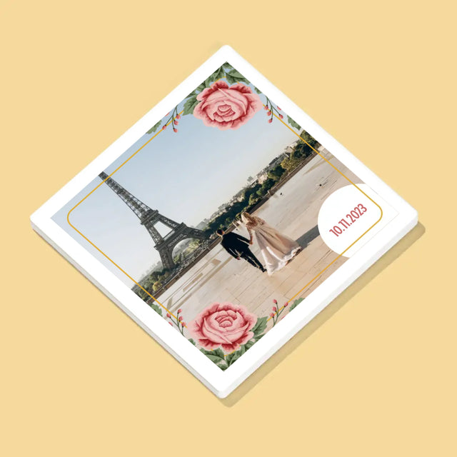 Fotokoláž: Vaše Datum - Podtácky Pod Hrnky