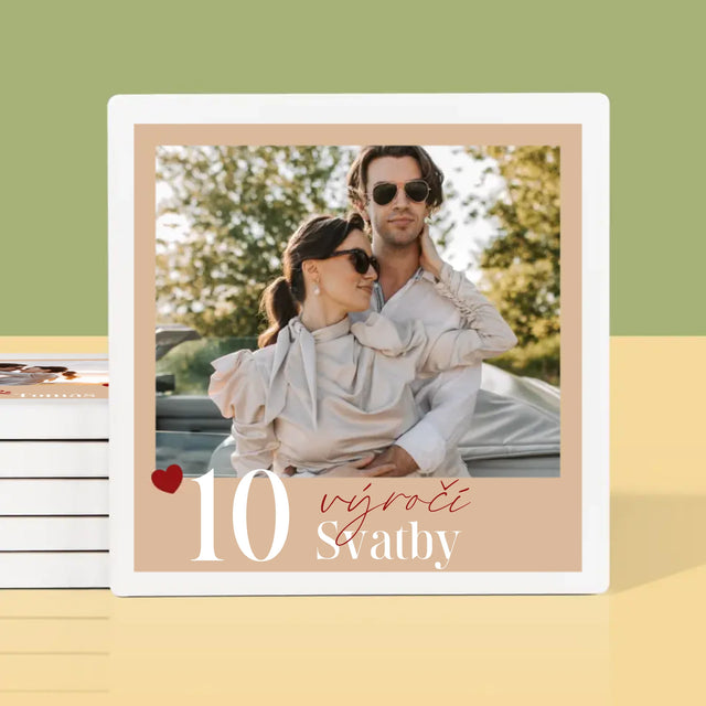 Fotka S Textem: Výročí Srdíčka - Podtácky Pod Hrnky