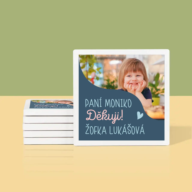 Fotka S Textem: Suvenýr Pro Učitelku Ve Školce - Podtácky Pod Hrnky