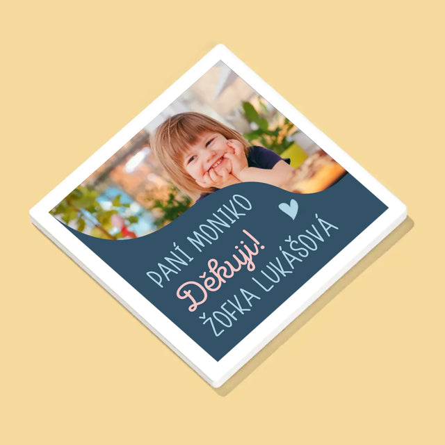 Fotka S Textem: Suvenýr Pro Učitelku Ve Školce - Podtácky Pod Hrnky