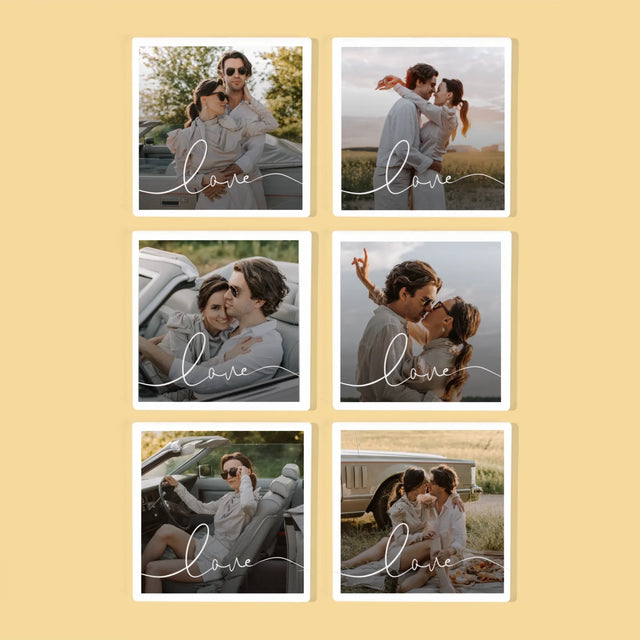 Fotka: Love Nápis - Podtácky Pod Hrnky