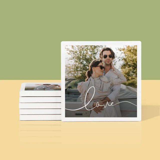 Fotka: Love Nápis - Podtácky Pod Hrnky