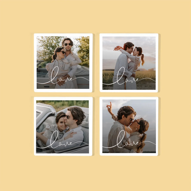 Fotka: Love Nápis - Podtácky Pod Hrnky