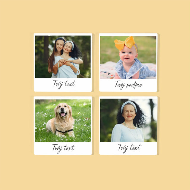 Fotka S Textem: Tvoje Fotka A Nápis - Podtácky Pod Hrnky