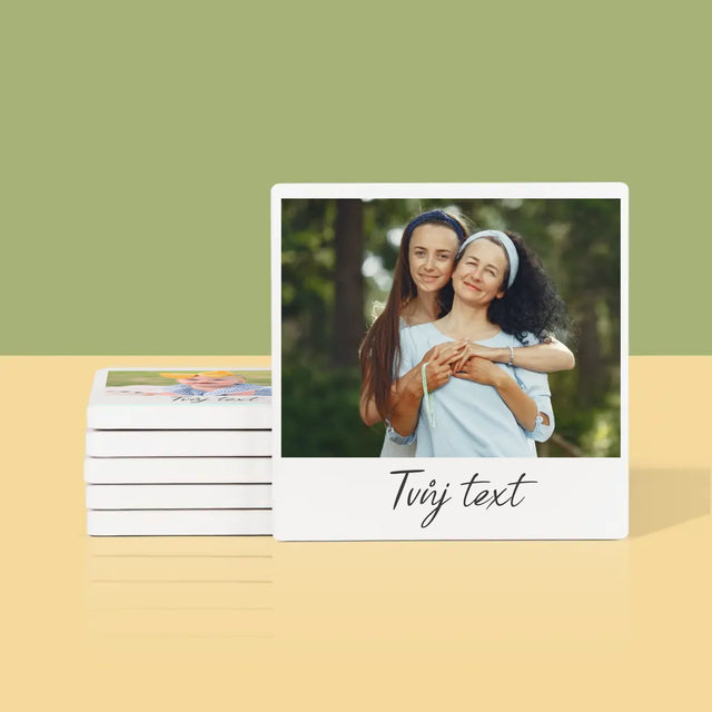 Fotka S Textem: Tvoje Fotka A Nápis - Podtácky Pod Hrnky