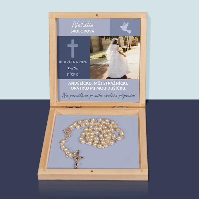 Fotka S Textem: Andělíčku Přijímání - Růženec