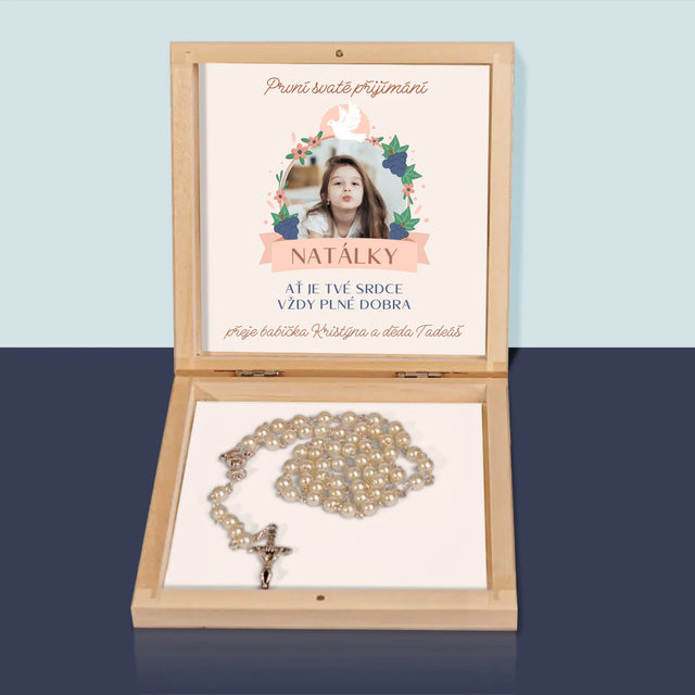 Fotka S Textem: Dobro V Srdci Přijímání - Růženec