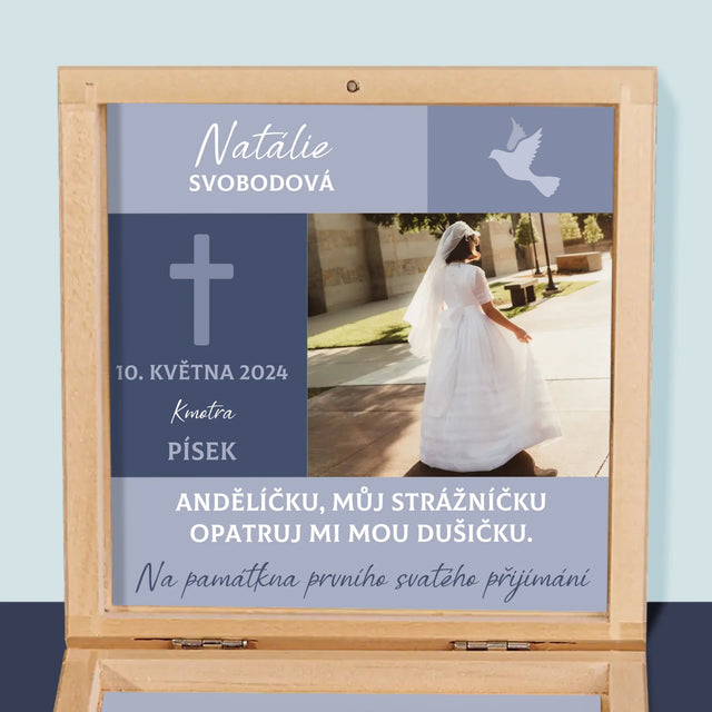 Fotka S Textem: Andělíčku Přijímání - Růženec