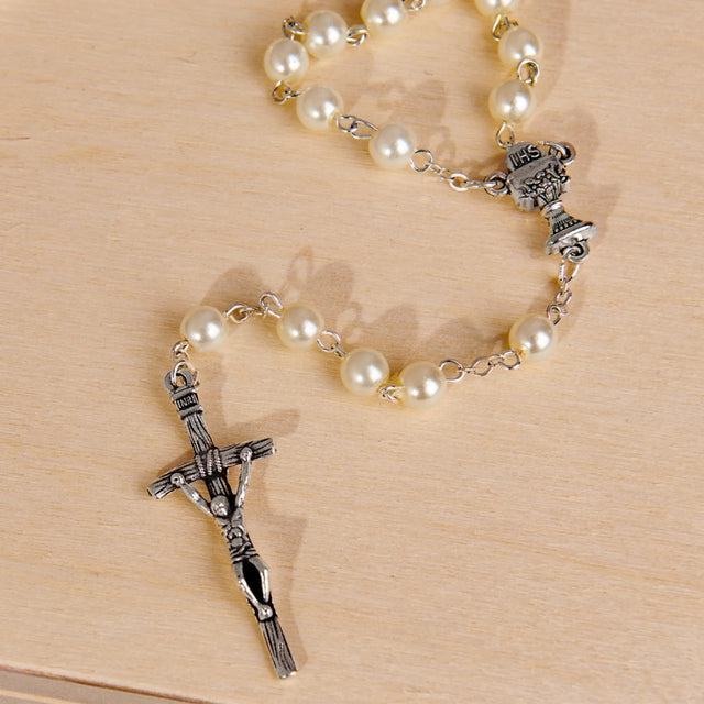 Fotka S Textem: Památka Na Svaté Přijímání Sedmikrásky - Růženec