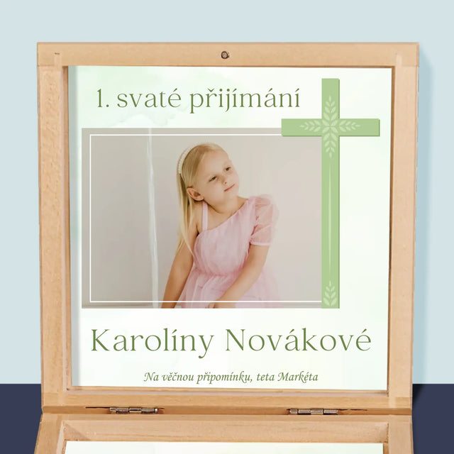 Fotka S Textem: Přijímání Fotografie Kříž - Růženec