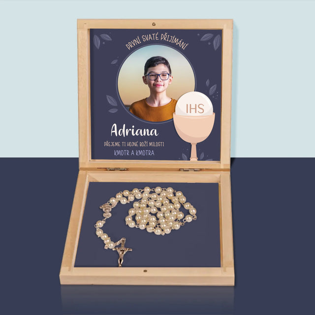 Fotka S Textem: První Svaté Přijímání - Růženec