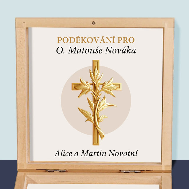 Jméno A Nápis: Poděkování Pro Kněze - Růženec