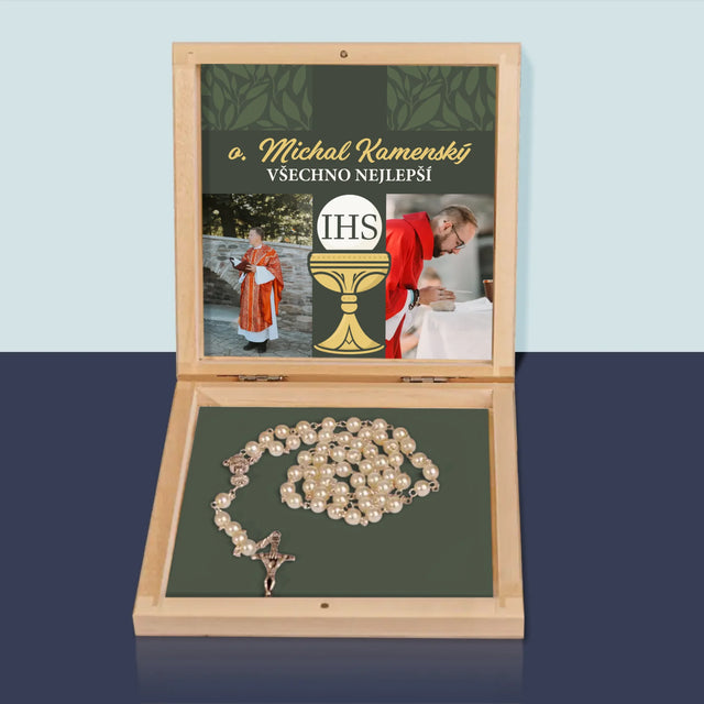 Fotokoláž: Všechno Nejlepší Kříž - Růženec